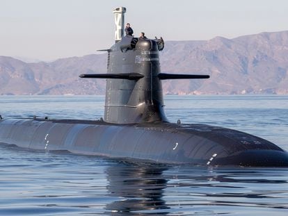 El submarino S-81 entregado por Navantia a la Armada.