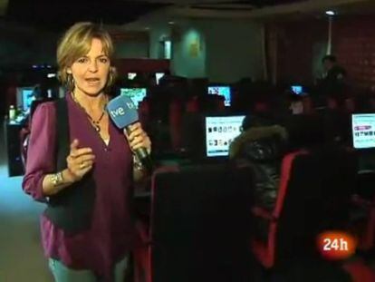 La corresponsal de TVE en Nueva York, Almudena Ariza.