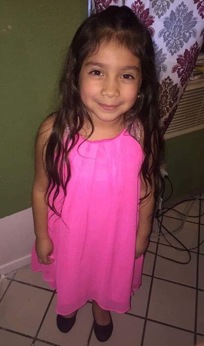 Nevaeh Bravo. "Nós te amamos muito, Nevaeh", escreveu Emily Grace Ayala, prima do menor, no Facebook.