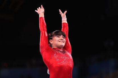 Alexa Moreno al finalizar su participación en los Juegos Olímpicos de Tokio.