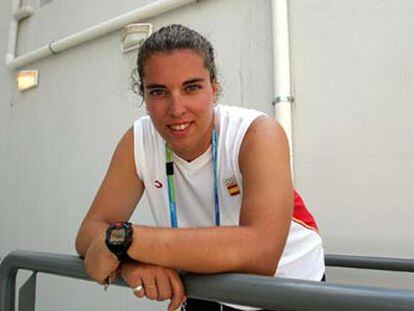 Almudena Gallardo, en la Villa Olímpica.