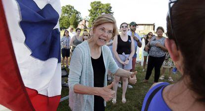 La senadora Elizabeth Warren.