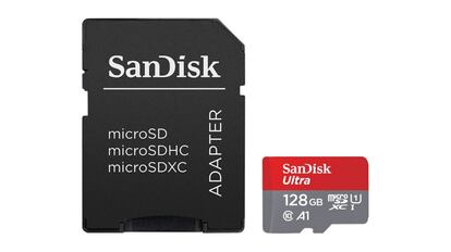 tarjeta microSD con adaptador