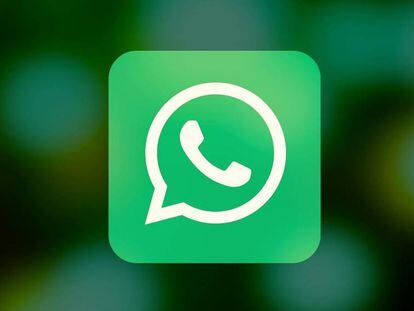 Logo verde de WhatsApp con fondo