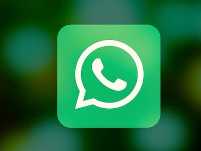 Logo verde de WhatsApp con fondo