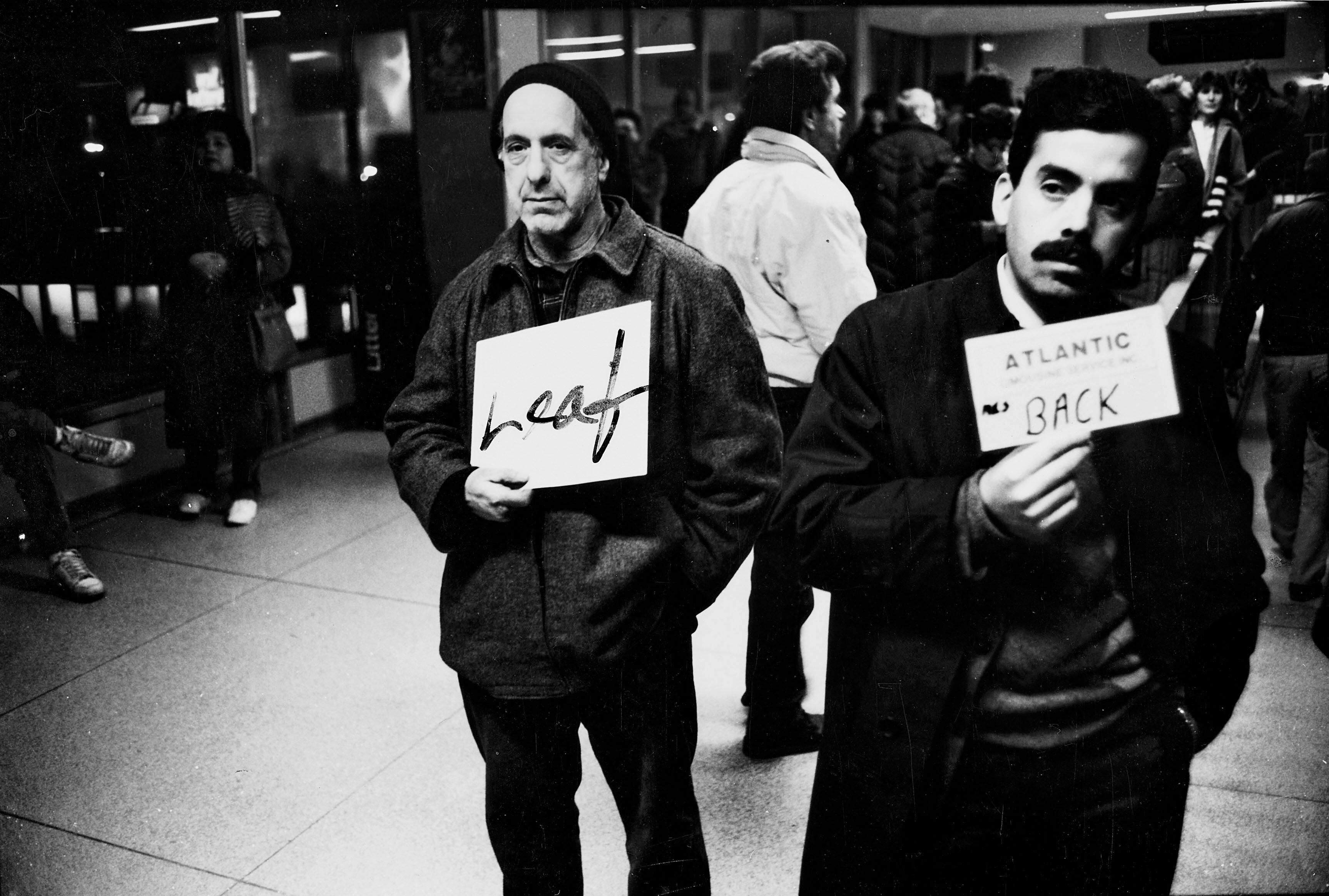 ‘Llegadas en el aeropuerto de Newark’ (1984).