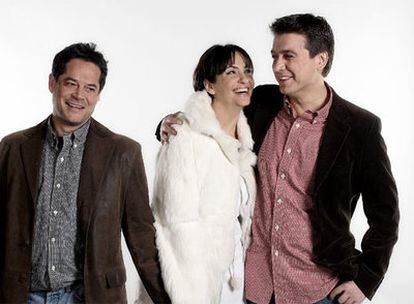 Jorge Sanz, Mélani Olivares y Javier Veiga protagonizan <i>Amigos hasta la muerte.</i>