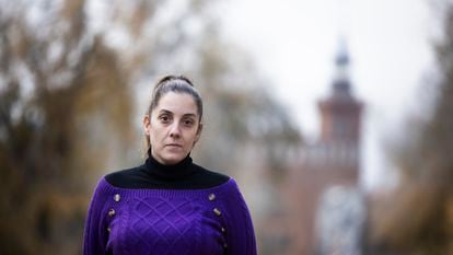 Conchi Abellán, coordinadora de Podem Catalunya, fotografiada en el parque de la Ciutadella en enero.