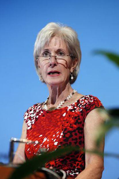 La Secretaria de Salud del Gobierno de Obama, Kathleen Sebelius