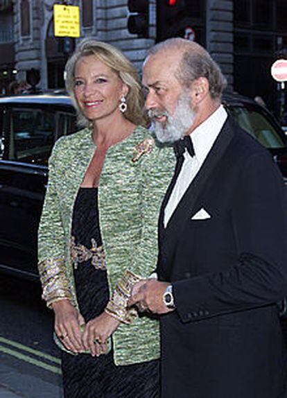 El príncipe Michael de Kent y su esposa, en una foto de archivo.