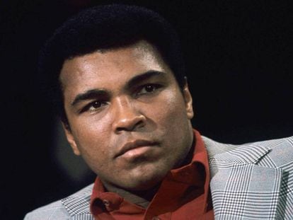 Muhammad Ali en el año 1975, en la cadena alemana ZDF.