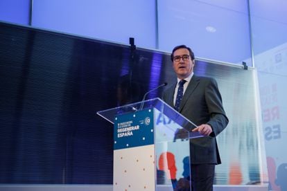 El presidente de la CEOE, Antonio Garamendi, Alejandro Martínez Vélez / Europa Press