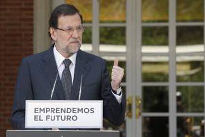 El presidente del Gobierno, Mariano Rajoy, presenta hoy una reforma "ambiciosa" para adelgazar la administración. EFE/Archivo