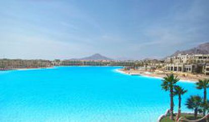 La laguna cristalina Sharm El Sheikh de Crystal Lagoons es la mayor del mundo.