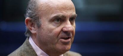 El ministro de Economía y Competitividad, Luis de Guindos.