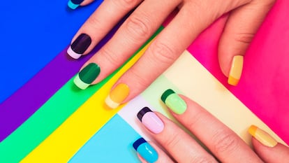 Draw different patterns on your nails easily.  GETTY IMAGES.