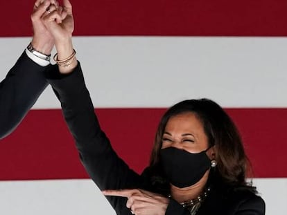 El 'ticket' demócrata para la presidencia de los Estados Unidos, Joe Biden y Kamala Harris.