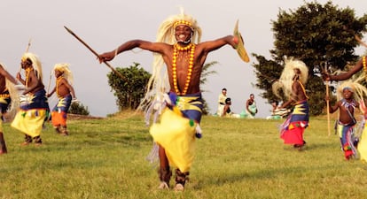 Virunga Lodge, en Ruanda.