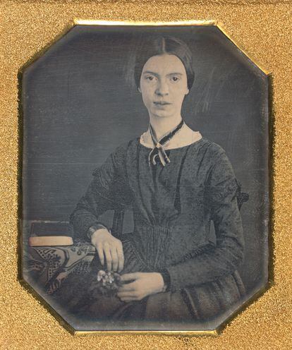 Daguerrotipo de la joven Emily Dickinson 