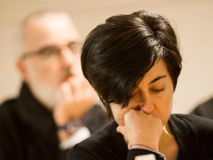 Rosario Porto, al comienzo del juicio que la condenó a 18 años de cárcel, en 2015.