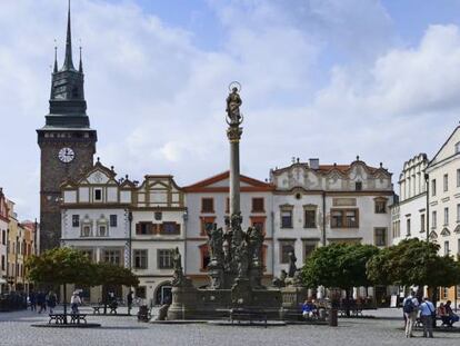 Plaza de los Pernštejn.