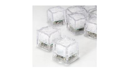 Cubos De Hielo Acero Inoxidable Set X 6 Hielos Con Pinza