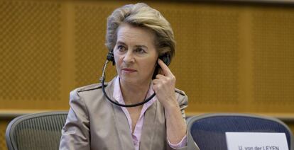 La presidenta de la Comisión Europea, Ursula von der Leyen.