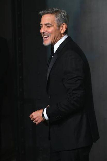 Clooney, en su último evento antes de ser padre, el pasado abril en Londres.
