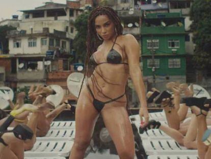 La estrella del pop brasileña Anitta en el videoclip de su tema 'Vai Malandra'.