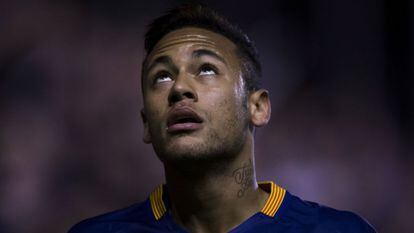 Neymar, davant del Rayo.