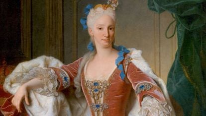 Retrato de la reina Isabel de Farnesio, por Jean Ranc, en la colección del Museo del Prado.