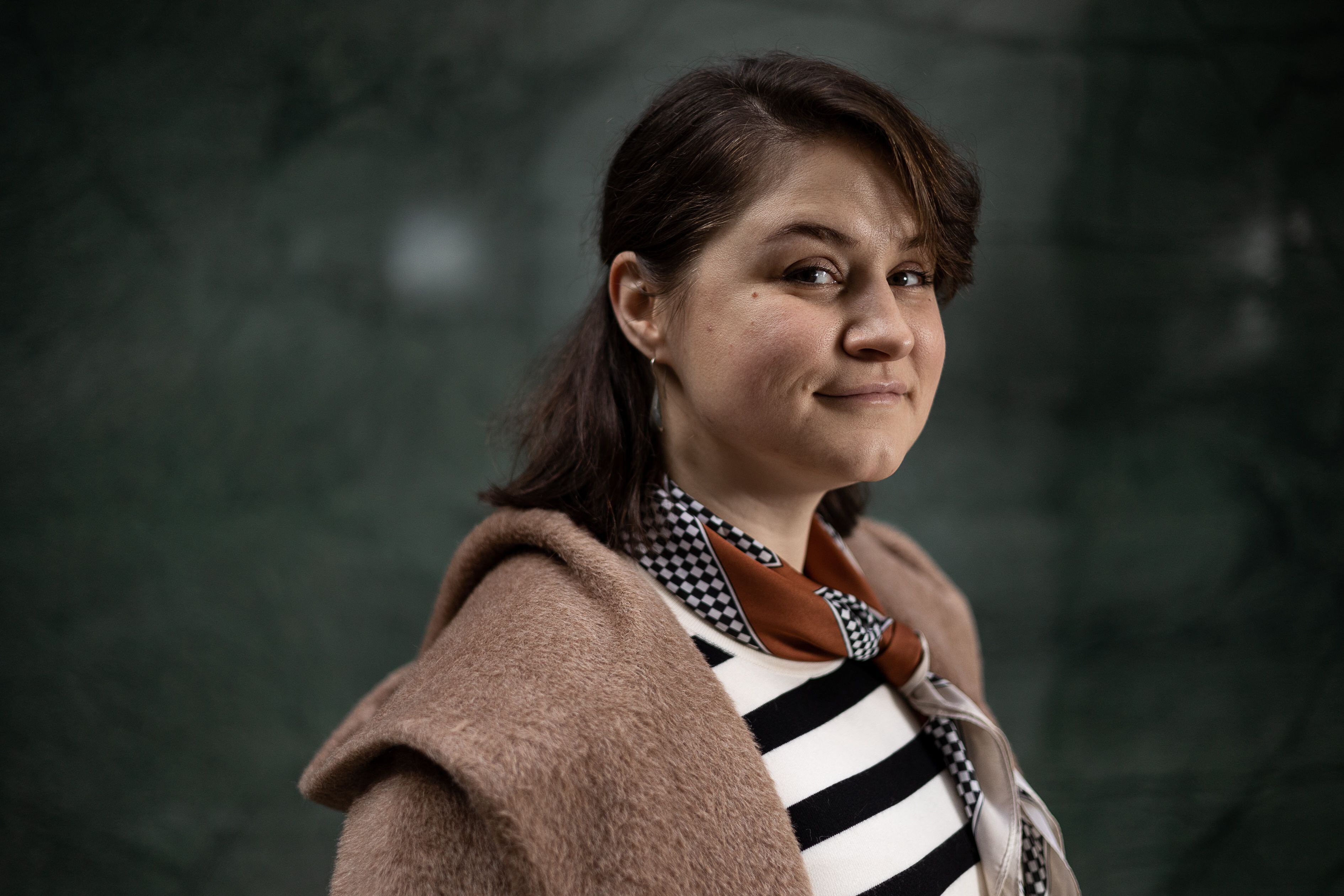 Oleksandra Romantsova, miembro de la ONG Centro para las Libertades Civiles (CLC).