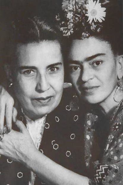 Lupe Mar&iacute;n y Frida Kahlo.