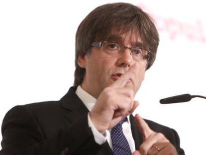 El presidente catalán aboga por buscar una salida dialogada para la desconexión
