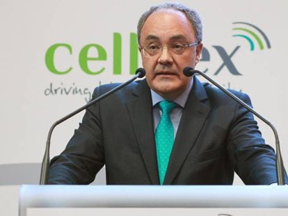 Tobías Martínez, presidente de Cellnex.