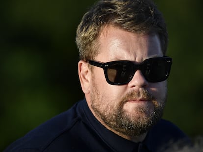 El presentador James Corden, en Primrose Hill (Londres) el pasado 6 de agosto de 2022.