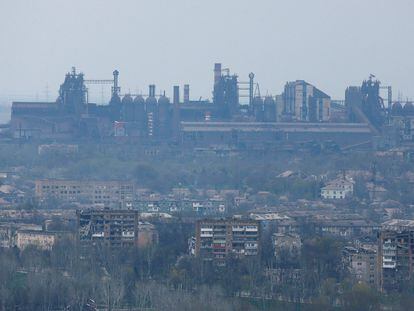 La fábrica de metalúrgica de Azovstal en la que resisten los últimos soldados ucranios.