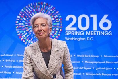 La directora gerente del Fondo Monetario Internacional (FMI), Christine Lagarde.