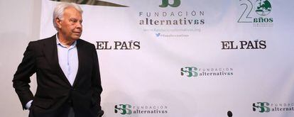 El expresidente del Gobierno Felipe González el pasado mayo en el Círculo de Bellas Artes, en Madrid.