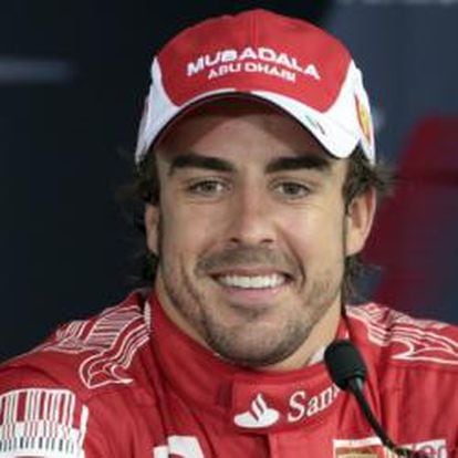 El piloto de Fórmula 1 Fernando Alonso, en el Gran Premio de Corea de 2010