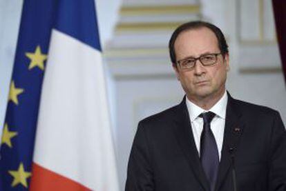 Hollande, en una rueda de prensa el pasado lunes.