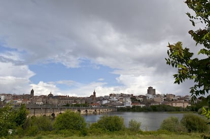 Vista Panorámiga de Alba de Tormes, donde falleció Santa Teresa.