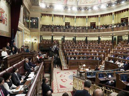 Sesión constitutiva de la XIII Legislatura del Congreso de los Diputados. 