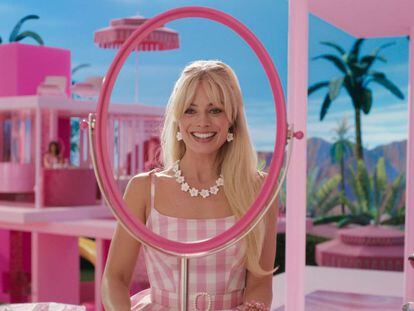 Margot Robbie, en la película 'Barbie'.