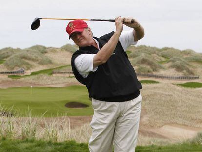 Trump, en el Trump International Golf Links.