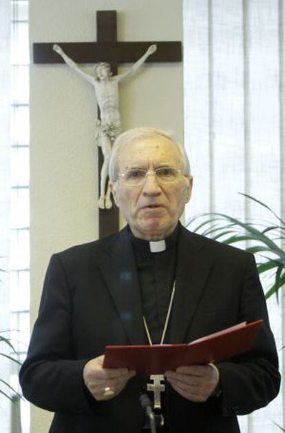 El cardenal arzobispo de Madrid, Antonio Mar&iacute;a Rouco Varela.