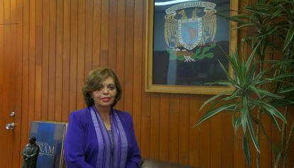 Gloria Villegas, aspirante a la rectoría de la UNAM.