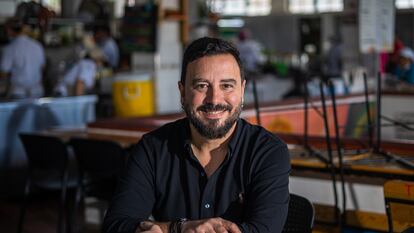 Tulio Zuloaga en la plaza de la Perseverancia en Bogotá, el 7 de febrero del 2023.