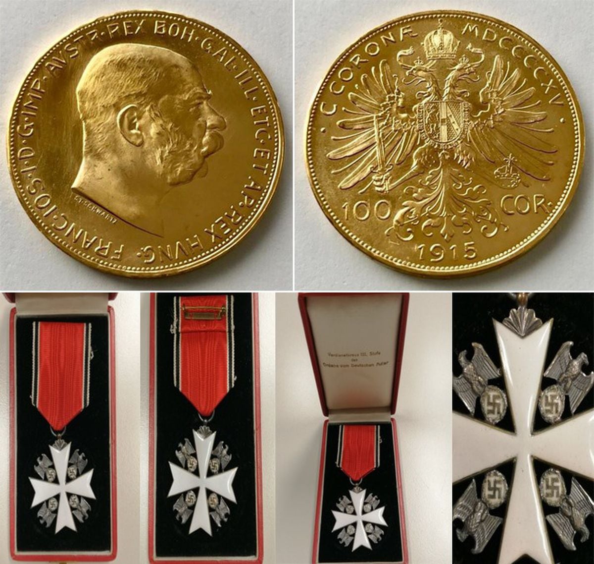 Medaillen der Nazis und Francoisten: das geheime Vermächtnis eines Ausländers, der in Dénia starb und in der Schatzkammer verbleibt |  Kultur