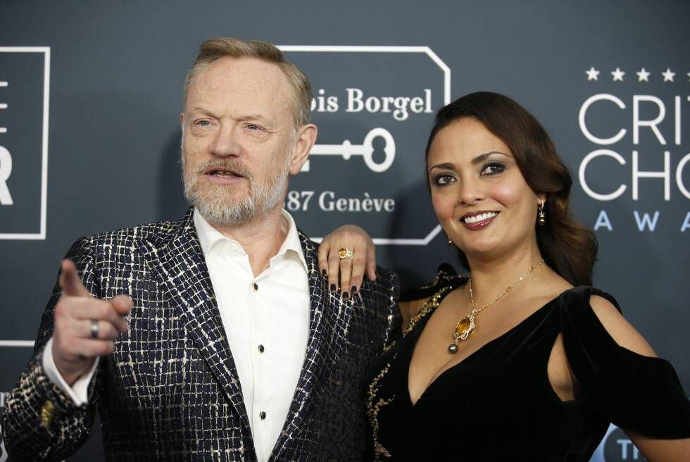 Jared Harris y Allegra Riggio en los Critics Choice Awards, el pasado 12 de enero, en California. 